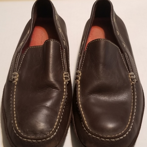 MEN\'S LEATHER ROCKPORT LOAFERS SZ.11M